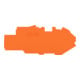 WAGO Abschluss-/Zwischenplatte 1mm orange 2216-7792