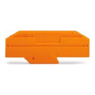 WAGO Abschlusspanneau orange 282-333