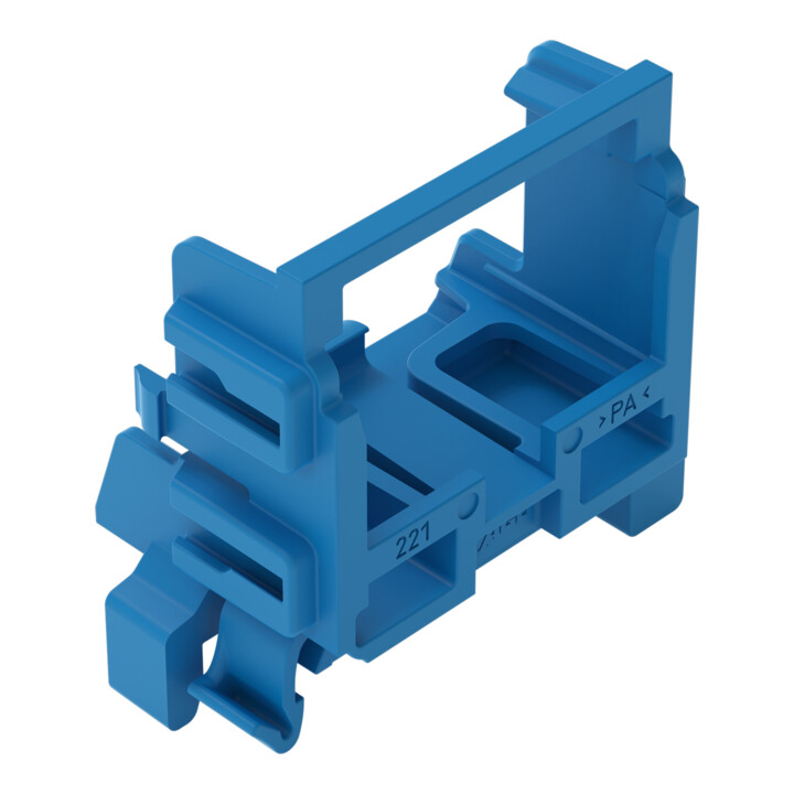 WAGO Adaptateur de fixation 221-549/002-006 4 mm² bleu