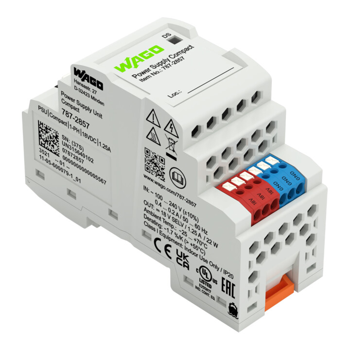 WAGO Alimentation électrique 787-2857 DC18V 1,25A