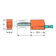 WAGO Bananes 4 mm rouge 215-212