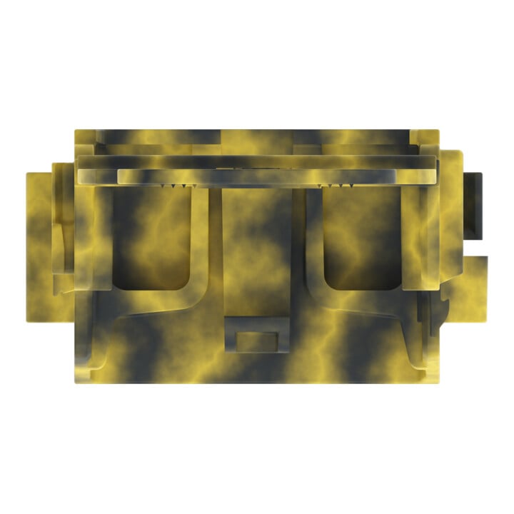 WAGO Befestigungsadapter 221-549/000-053 4mm² dunkelgrau-gelb