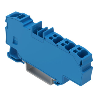 WAGO Bornier de distribution 1 x 6 mm² 6 x 1,5 mm² 2006-8034 bleu