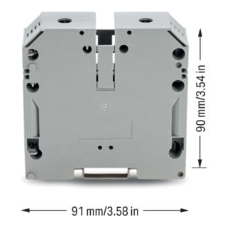 WAGO Bornier de passage 2 conducteurs 883-1201 120 mm² gris