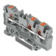 WAGO Bornier de passage 2204-1301 4mm² gris 3 conducteurs