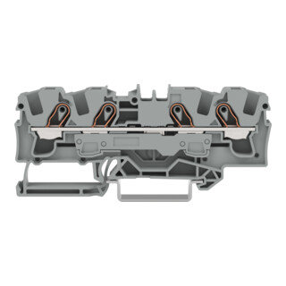 WAGO Bornier de passage 4 conducteurs 6 mm² gris 2006-1401