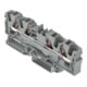 WAGO Bornier de passage 4 conducteurs 6 mm² gris 2006-1401
