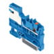 WAGO Bornier de séparation 1 conducteur N 2,5 mm Push-in CAGE CLAMP bleu 2202-7114
