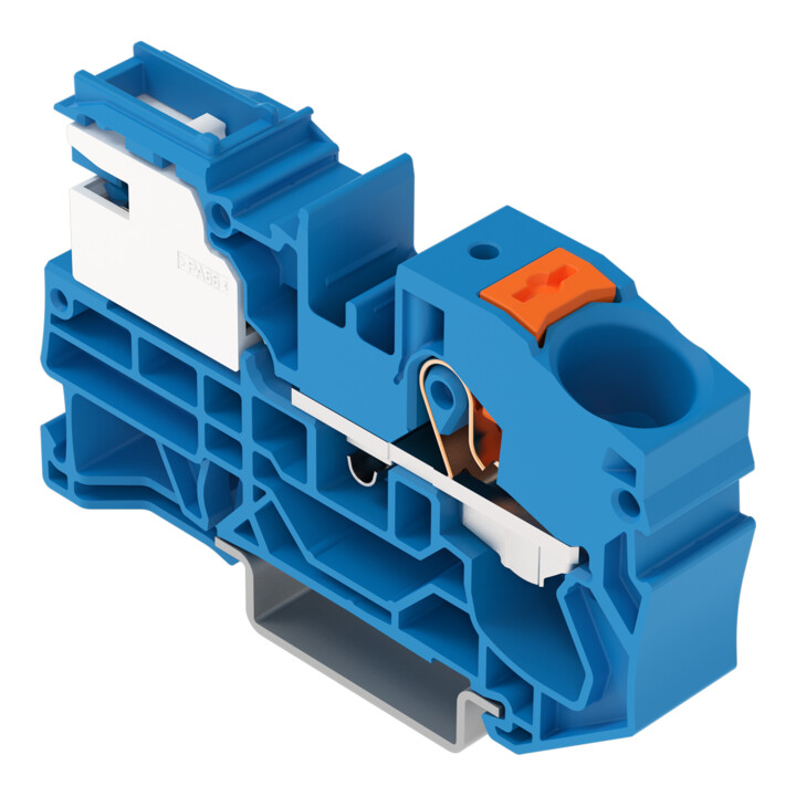 WAGO Bornier de séparation N 1 conducteur 16 mm² Push-in CAGE 2216-7114