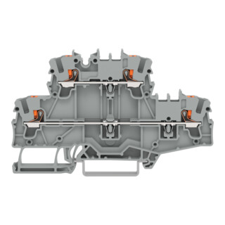WAGO Bornier double niveau 2202-2701 gris