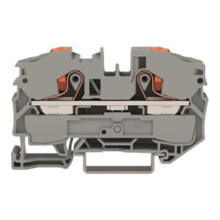 WAGO Borniers de passage 2 conducteurs 2216-1201 16mm² gris avec bouton-poussoir