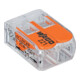WAGO COMPACT-Connecteur 2 x 0,2-4 mm² transparent 5 pièces sachet avec rail-1