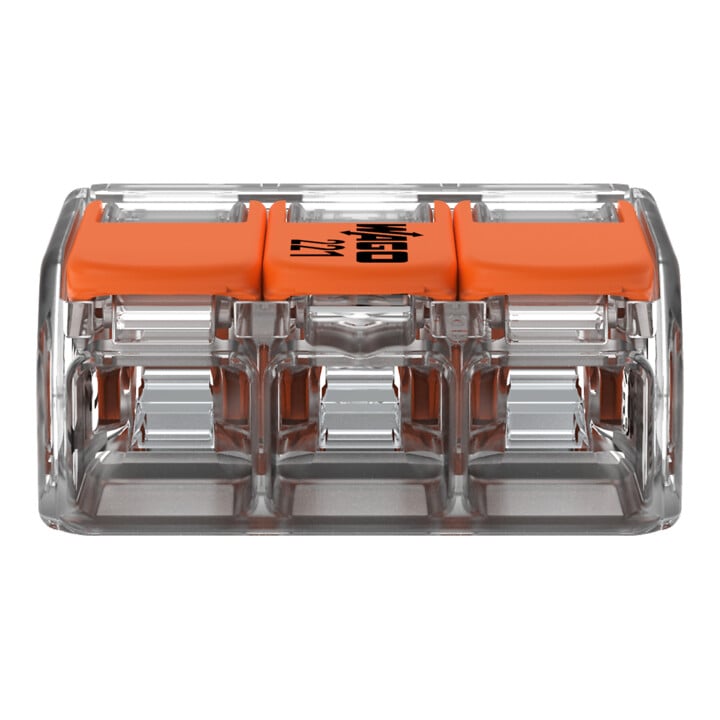 WAGO Compact-Connecteur 3 conducteurs jusqu’à 4 mm² 221-413