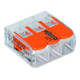 WAGO COMPACT-Connecteur 3x0,2-4mm² transparent 5 pièces sachet avec rail-1