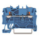 WAGO Connecteur de dérivation 2 conducteurs 2202-1204 2,5 mm² bleu avec poussoir