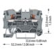 WAGO Connecteur de dérivation 2 conducteurs 2204-1201 4mm² gris