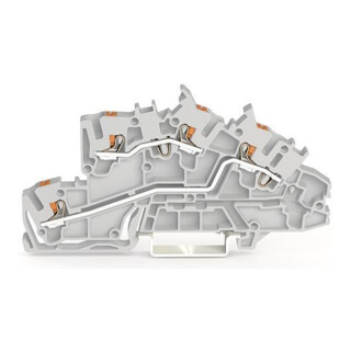 WAGO Connecteur d’étage d’installation 2203-7642 Push-in CAGE CLAMP gris
