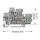 WAGO Doppelstock-Basisklemme 1-Leiter/1-Pin 870-101