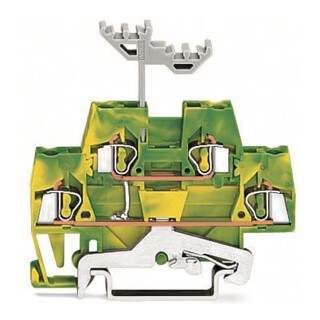 WAGO Doppelstockklemme 280-517 2,5mm² grün-gelb Schutzleiterklemme