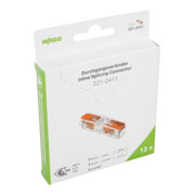 WAGO Durchgangsverbinder 221-2411/995-012 Hebel max 4mm² transparent