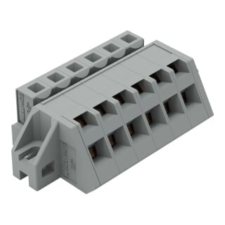 WAGO Federleiste 6-pol. 5mm 731-506/031-000 grau 2,5mm²