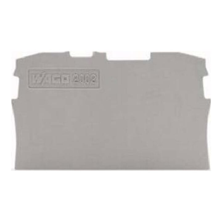 WAGO GmbH& Co. KG Abschluss-/Zwischenplatte grau 2002-1291