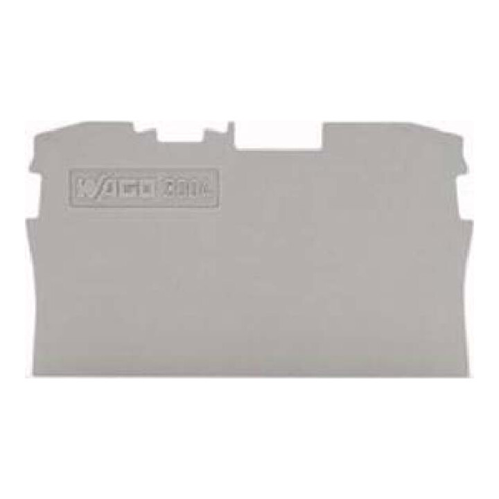 WAGO GmbH& Co. KG Abschluss-/Zwischenplatte grau 2004-1291