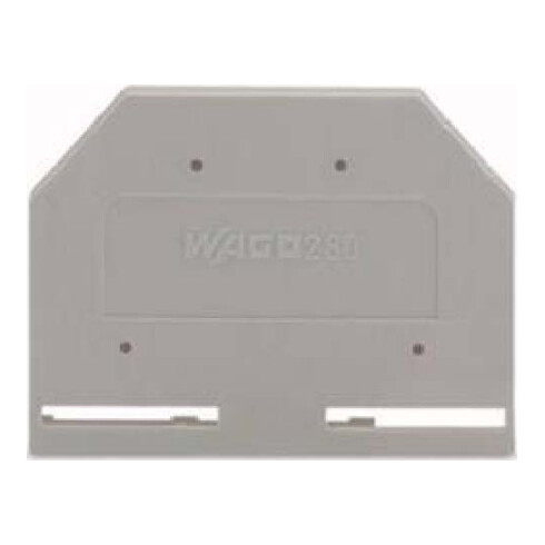 WAGO GmbH& Co. KG Abschlußplatte grau 280-301