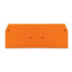 WAGO GmbH& Co. KG Abschlußplatte orange, 2,5mm dick 280-326-1