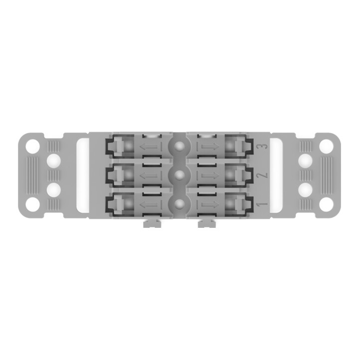 WAGO GmbH& Co. KG Adaptateur de fixation avec décharge de traction 221-2503