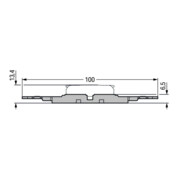 WAGO GmbH& Co. KG Adaptateur de fixation avec décharge de traction 221-2504-3