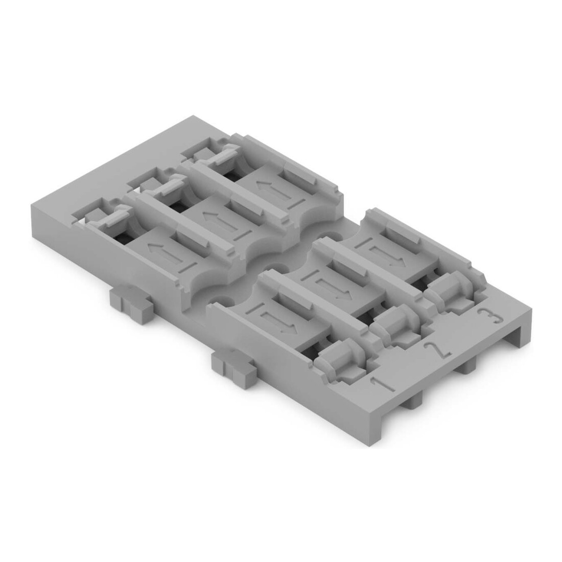 WAGO GmbH& Co. KG Adaptateur de fixation triple 221-2523