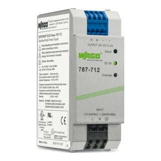WAGO GmbH& Co. KG Alimentation 24 VCC 2,5 A 787-712