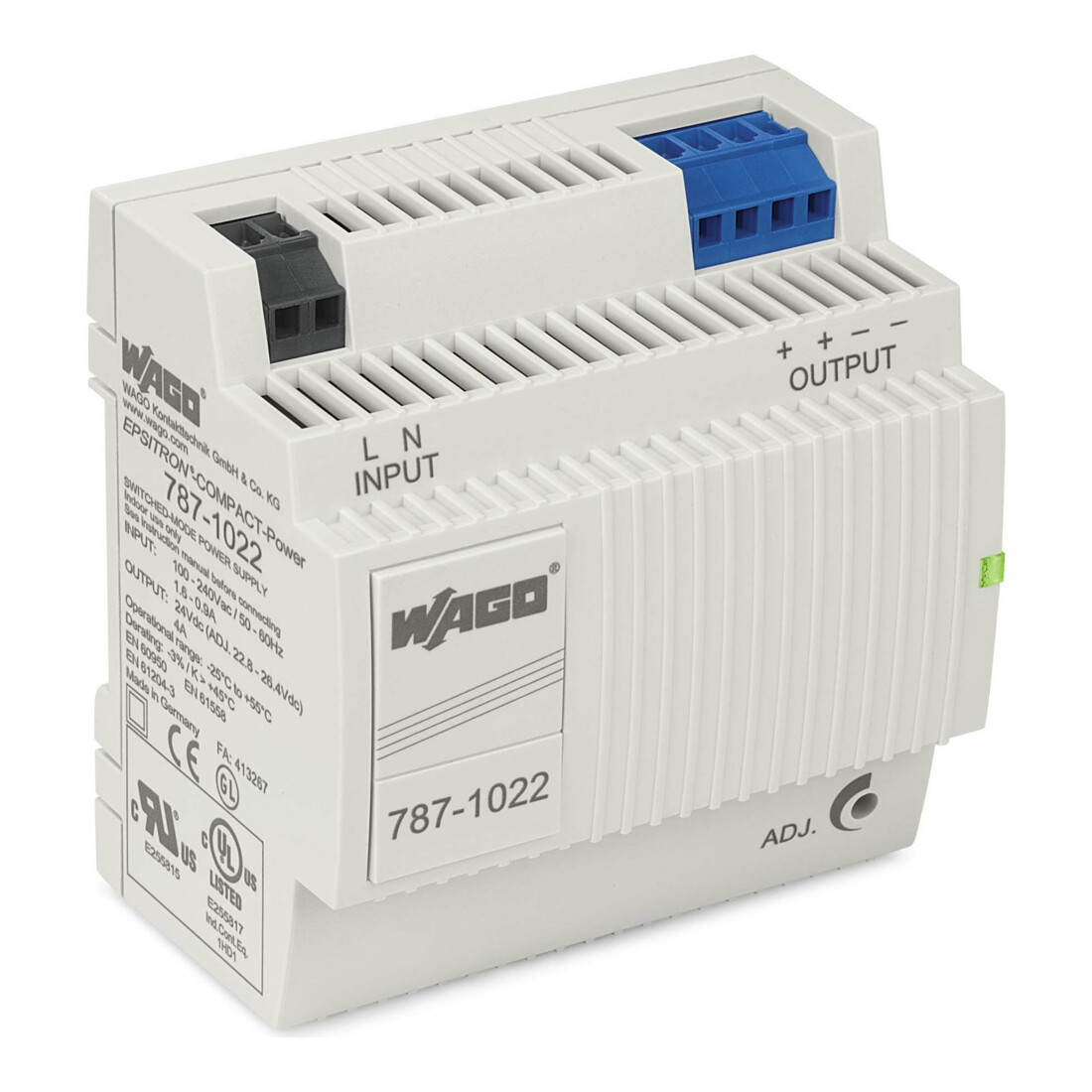 WAGO GmbH& Co. KG Alimentation 24V 4A primaire à découpage 787-1022