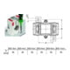 WAGO GmbH& Co. KG Aufsteck-Stromwandler 855-305/200-501