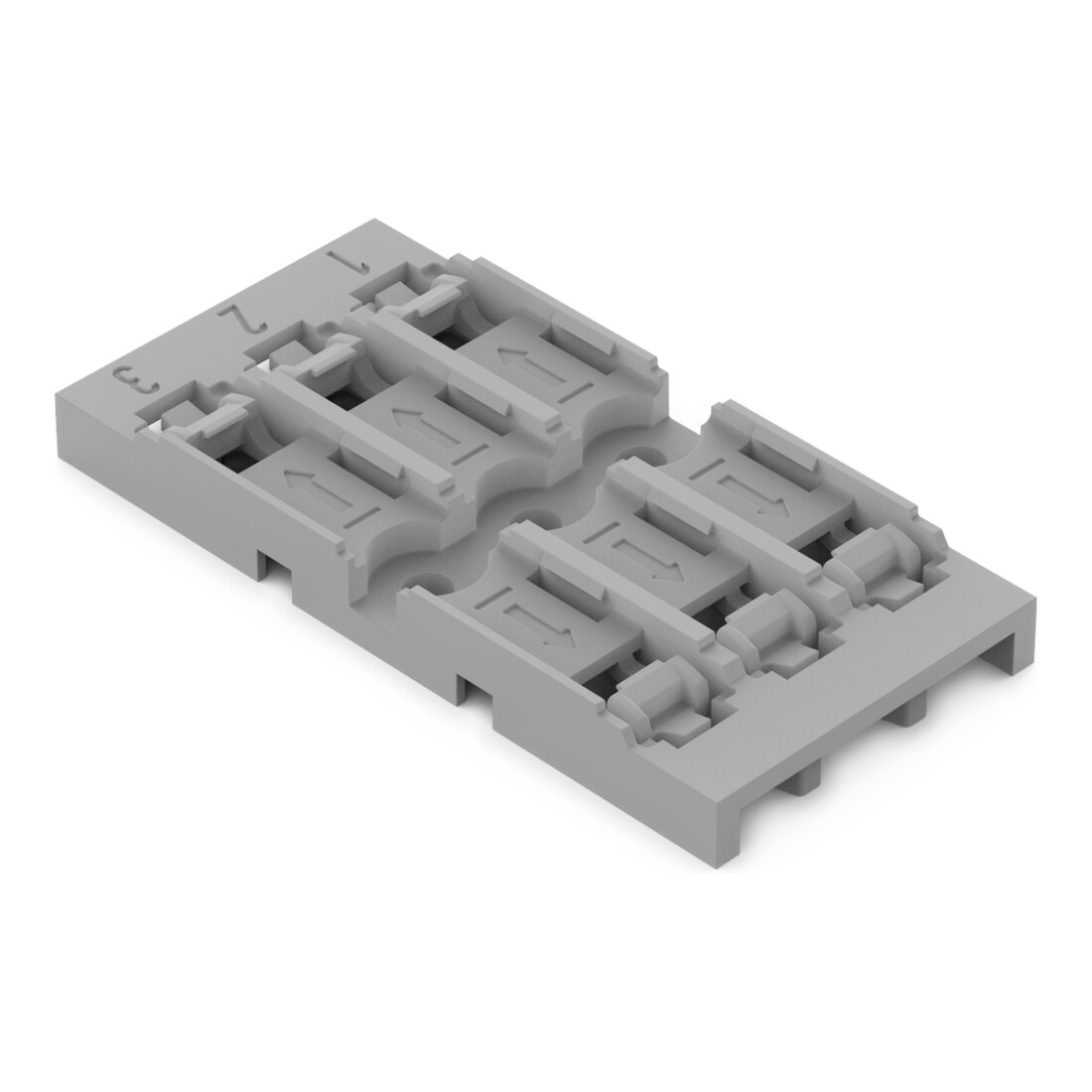 WAGO GmbH& Co. KG Befestigungsadapter 3-fach 221-2523