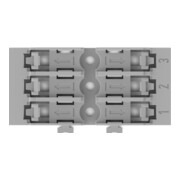 WAGO GmbH& Co. KG Befestigungsadapter 3-fach 221-2523-5