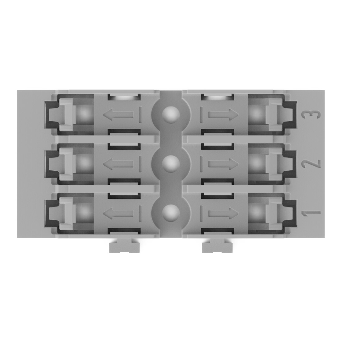 WAGO GmbH& Co. KG Befestigungsadapter 3-fach 221-2523