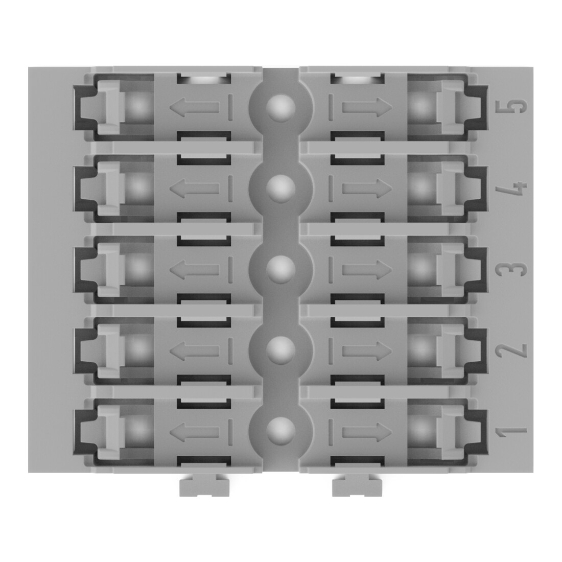 WAGO GmbH& Co. KG Befestigungsadapter 5-fach 221-2525