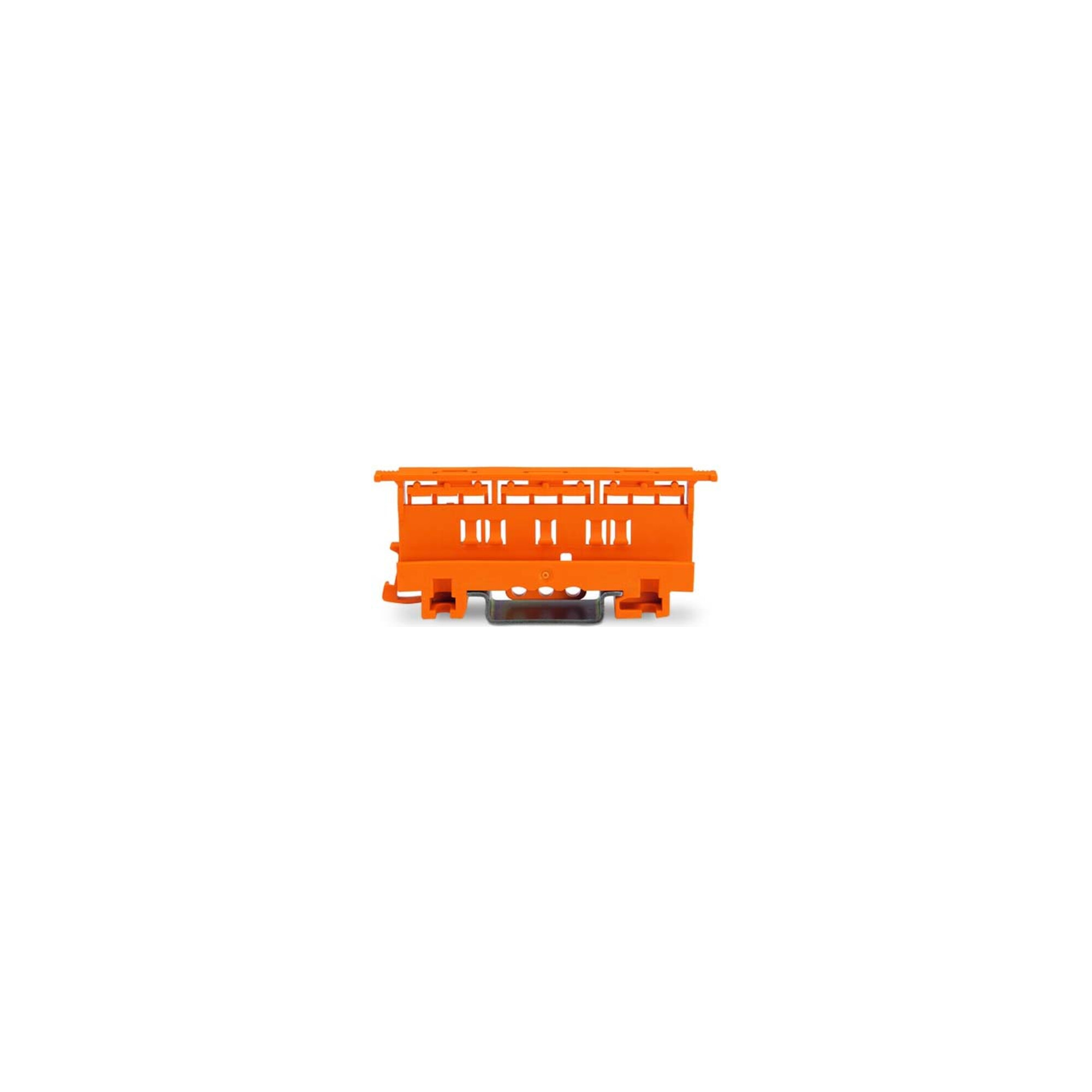 WAGO Befestigungsadapter für Serie 22 Klemmen, Farbe: orange, Typ:221-500