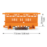WAGO GmbH& Co. KG Befestigungsadapter f. Serie 22, orange 221-500-3