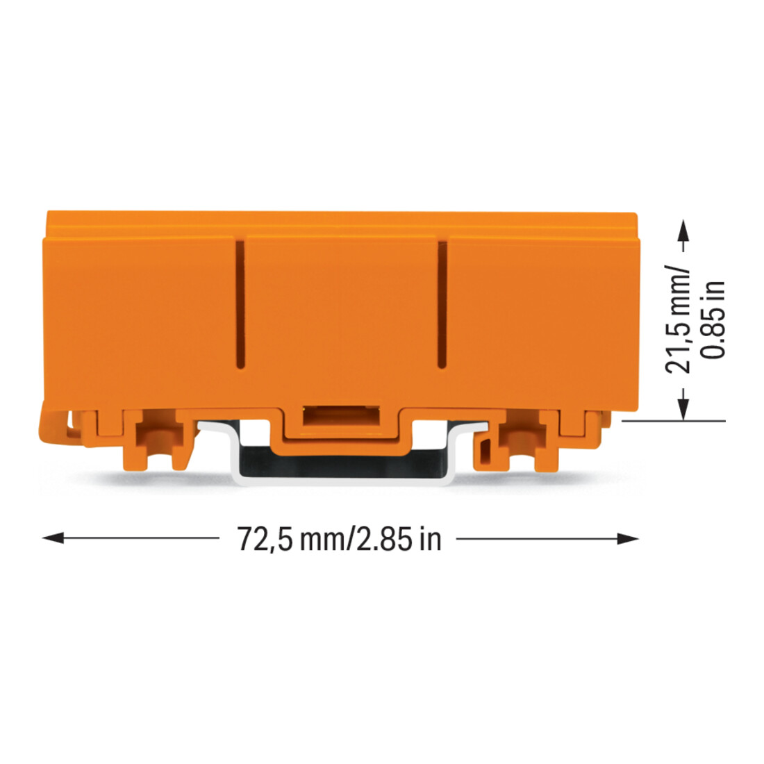 WAGO GmbH& Co. KG Befestigungsadapter orange 2273-500