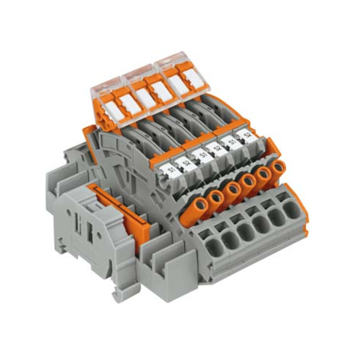 WAGO GmbH& Co. KG Bloc de connexion pour transformateurs de courant 2007-8876