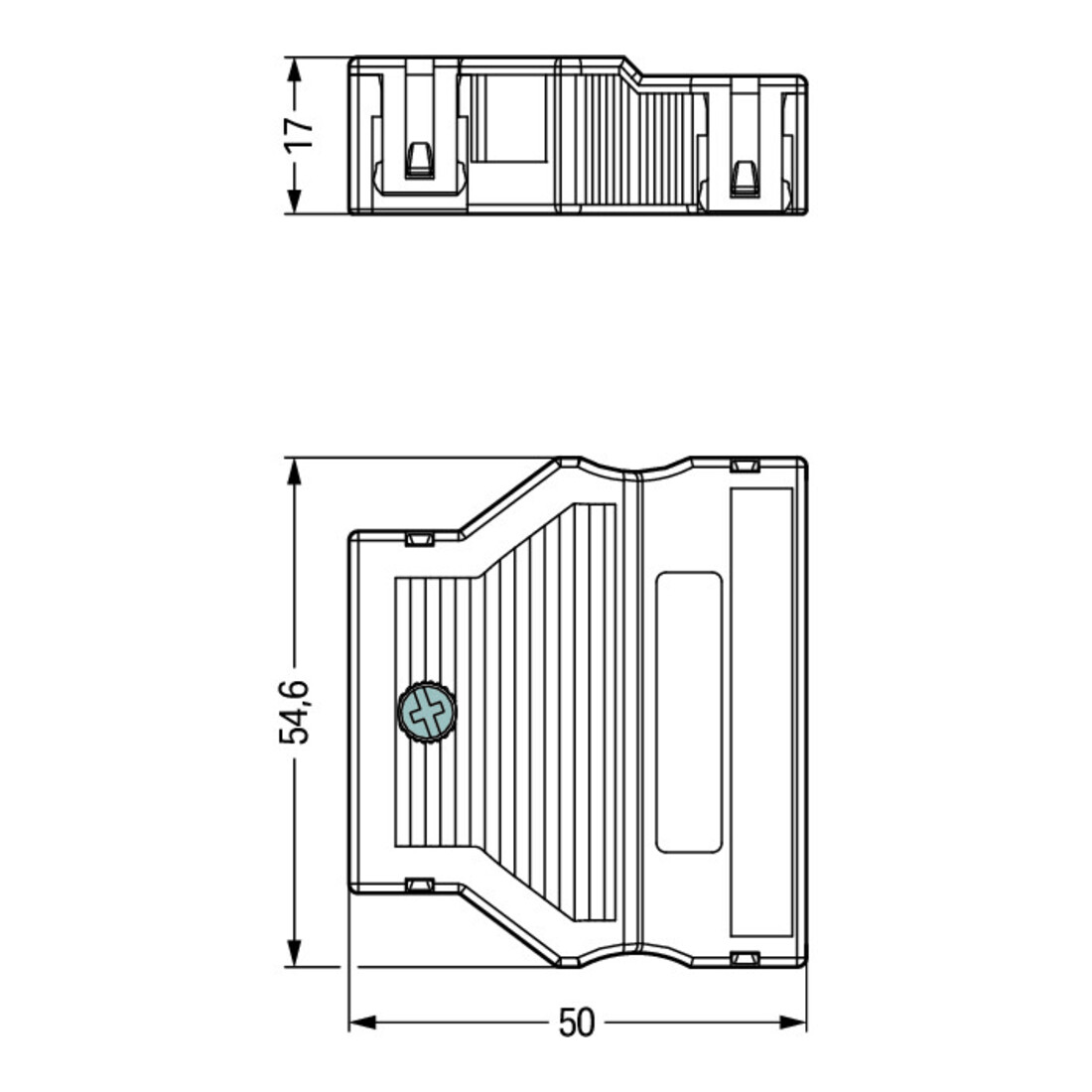 WAGO GmbH& Co. KG Boîtier de fixation de câble 9-13mm, 5 pôles, noir 770-505