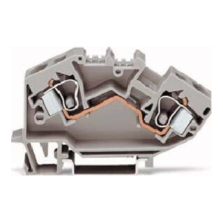 WAGO GmbH& Co. KG Bornier à passage 0,2-10 mm² gris 784-601