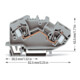 WAGO GmbH& Co. KG Bornier à passage 0,2-10 mm² gris 784-601
