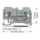 WAGO GmbH& Co. KG Bornier à passage gr 0,08-1,5 mm² 279-901
