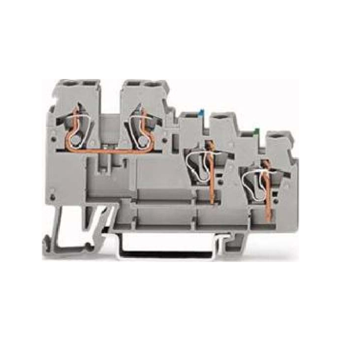 WAGO GmbH& Co. KG Bornier actionneur 3 conducteurs 0,08-2,5 mm gris 270-572