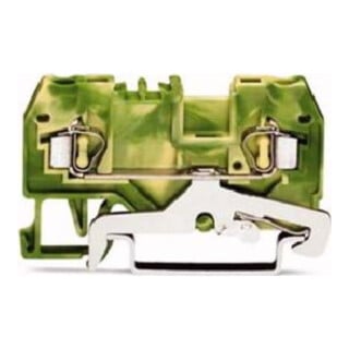 WAGO GmbH& Co. KG Bornier de conducteur de protection vert/jaune 0,08-2,5 mm² 280-907