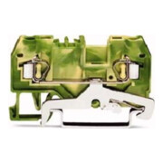 WAGO GmbH& Co. KG Bornier de conducteur de protection vert/jaune 0,08-2,5 mm² 280-907-1